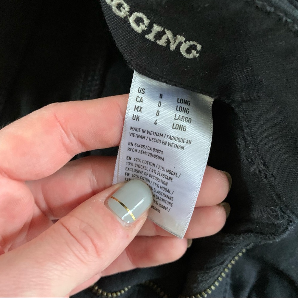 Black American eagle Jeggings